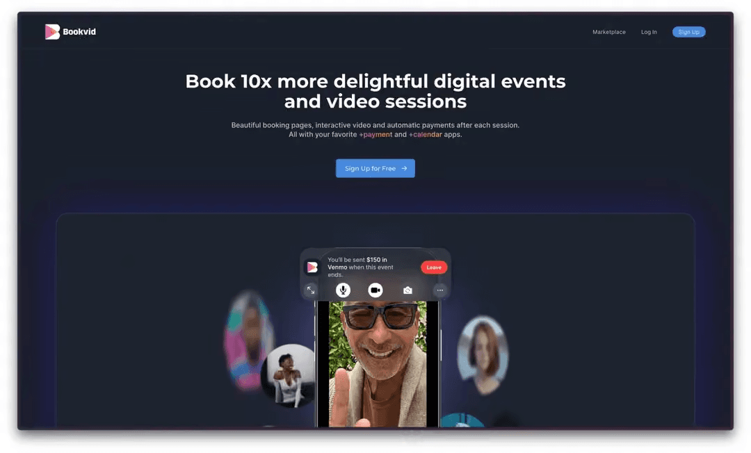 Bookvid - Live Video Booking Marketplace