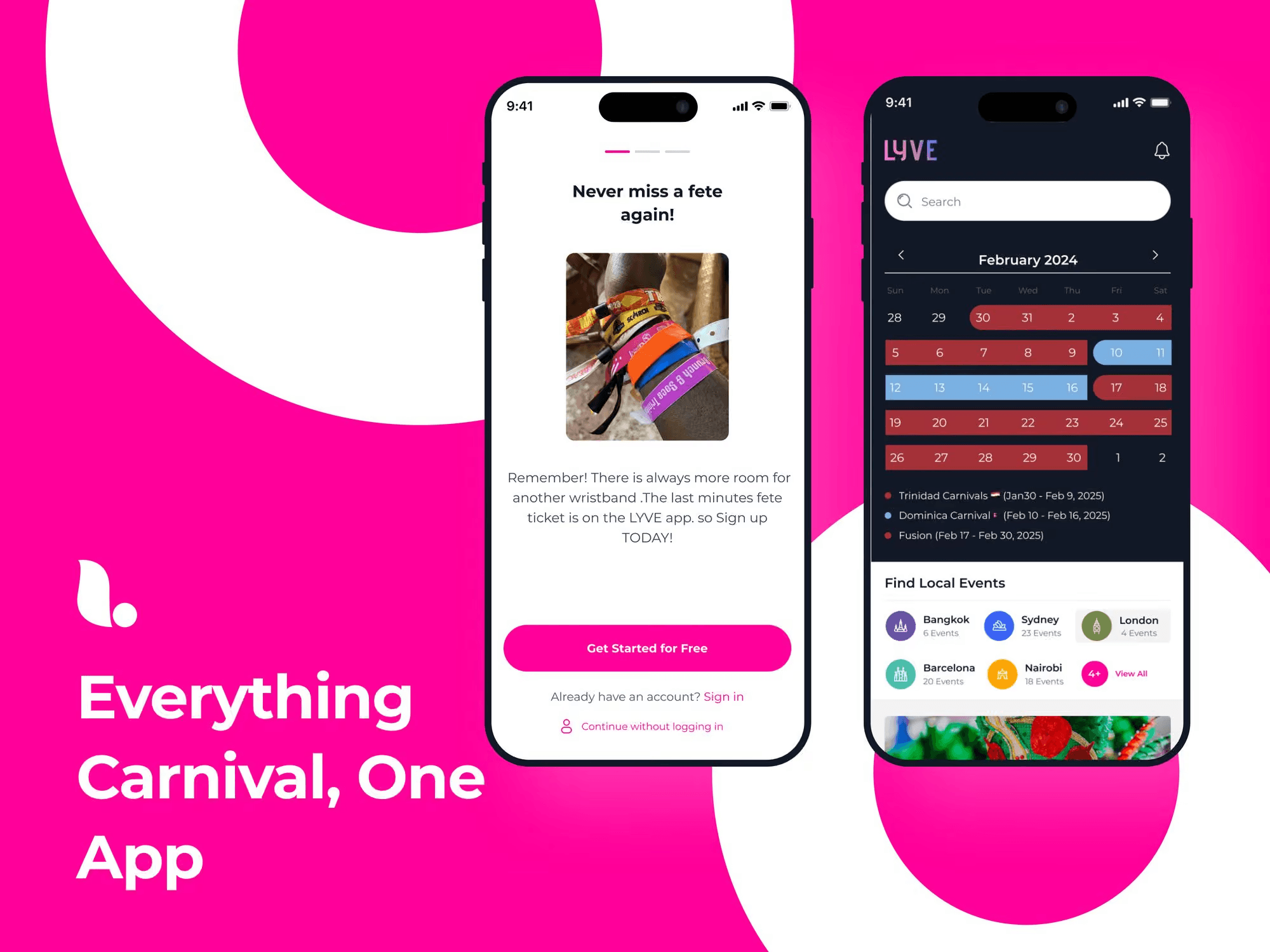 The LYVE app